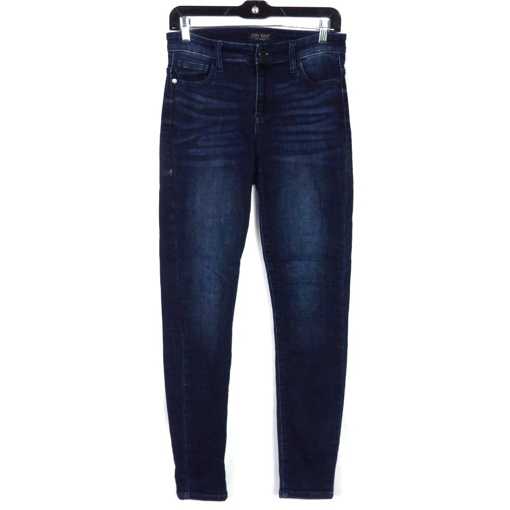 JUDY BLUE Dark Wash High Rise‎ Stretch Skinny Fit Denim Jeans Women's 5 / 27